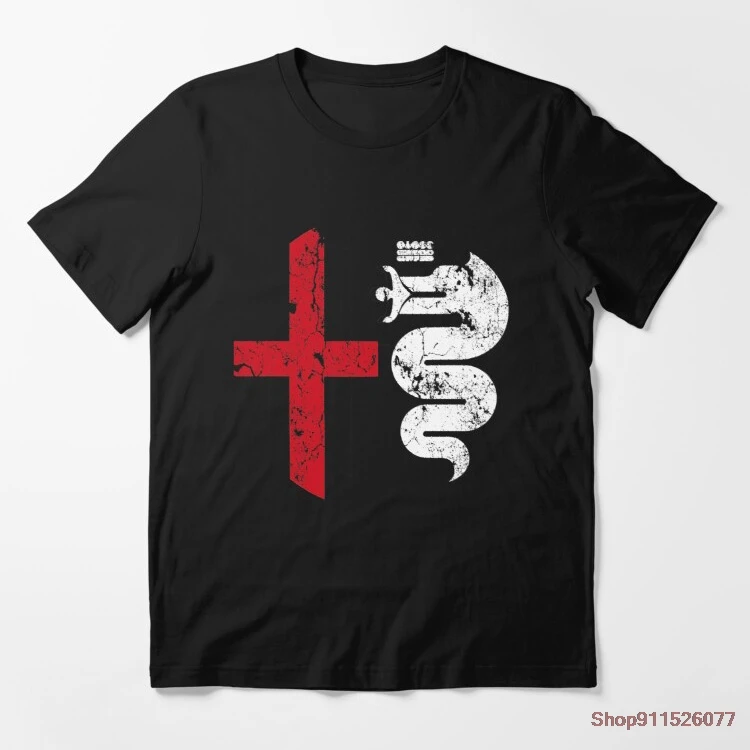 Футболка Alfa Romeo летняя классная модная футболка мужская повседневная с коротким