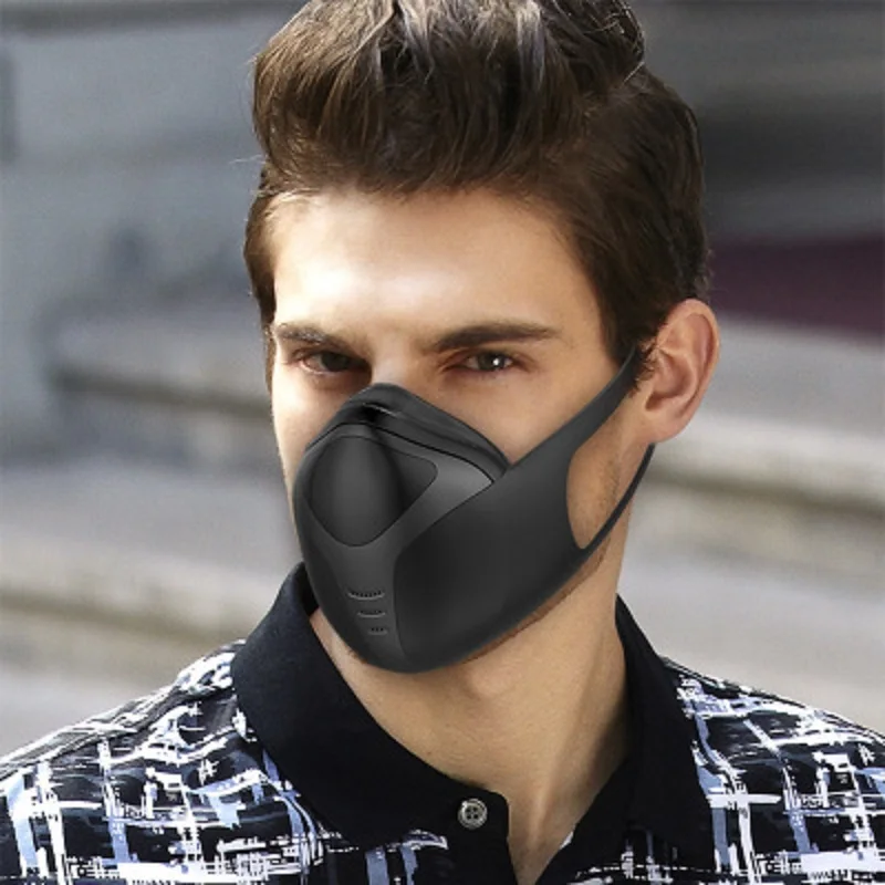 

Dust Mask Electric Intelligent Filter Pollution Air Anti-fog PM2.5 Replacement Filter with Breathing Valve Charging Mask