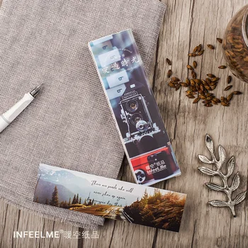 

30pcs/1lot Office Vintage Time Paper Tag Reading Book/Share/Paper Clip/tab Reading Book/Student Supply Paper Bookmark