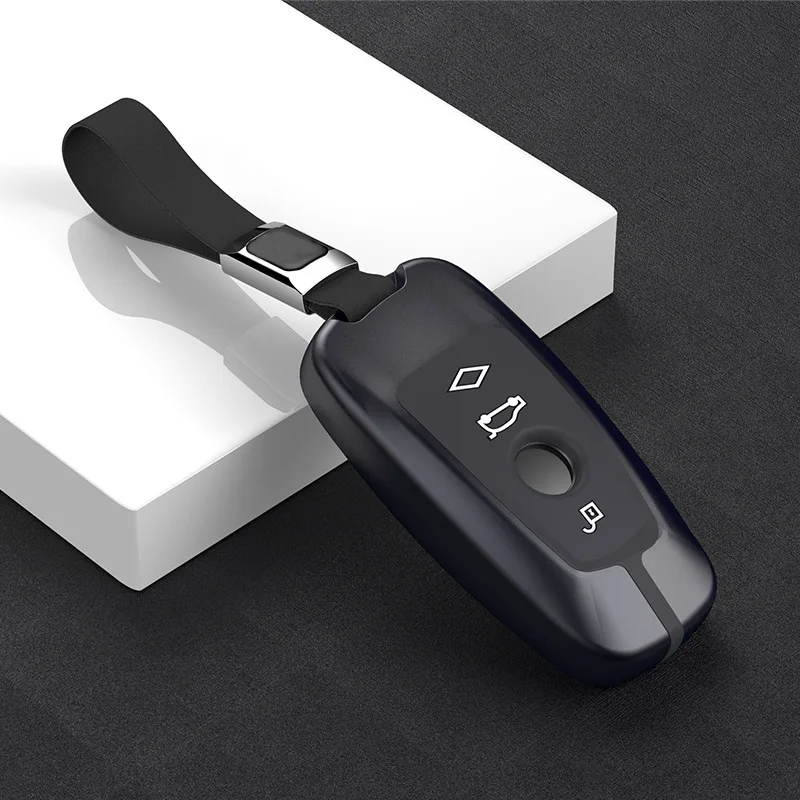 

Car Key Shell Key Cover for BMW 5 Series 1 Series 2 Series 7 Series X1 X2 X3 X5 525LI 320li Car Key Strap