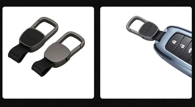 ShinManAluminium Alloy key Case For Car keychain key Cover key Shell For Toyota Camry Corolla land cruiser 86 crown RAV4 Prado