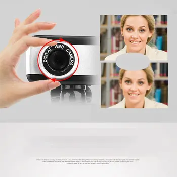 

Computer Camera HD Webcam Video Teaching Live For Computer Clip With Microphone Free Drive USB Notebook Desktop Small Cube