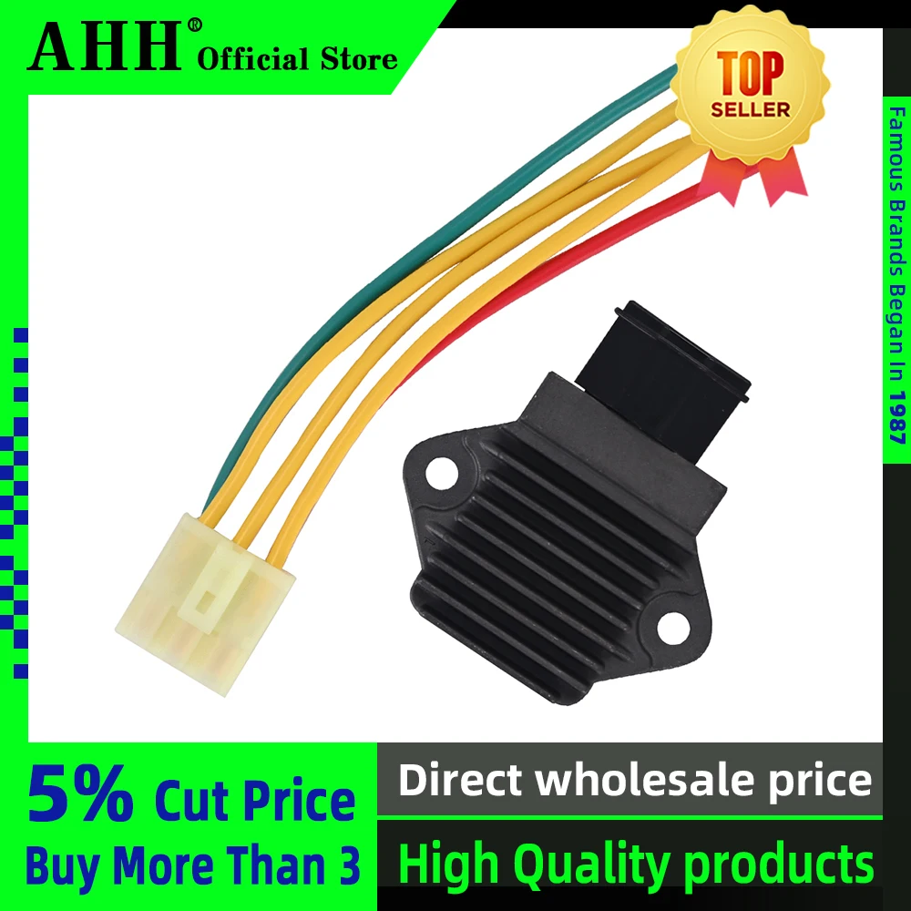 

AHH Rectifier Voltage Regulator Charger with plug For HONDA CB400 CB400SF CB-1 VT250 CBR900 VTR250 VTR1000 VFR400 VFR750 CBF600