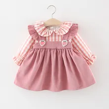 Платье принцессы для девочек; Осенняя детская одежда; Весна-Осень г