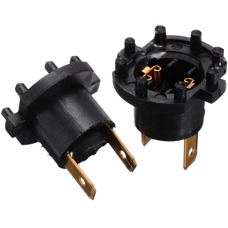 1 Pair Car Headlight Bracket Bulb Socket Holder Car Lamp Outlet For Mazda 3 5 323 For Kawasaki Aprilia B28V510A3