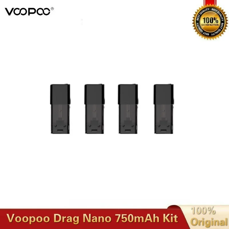 Оригинальный комплект VOOPOO DRAG Nano Pod аккумулятор 750 мАч и картридж 1 0 мл электронная