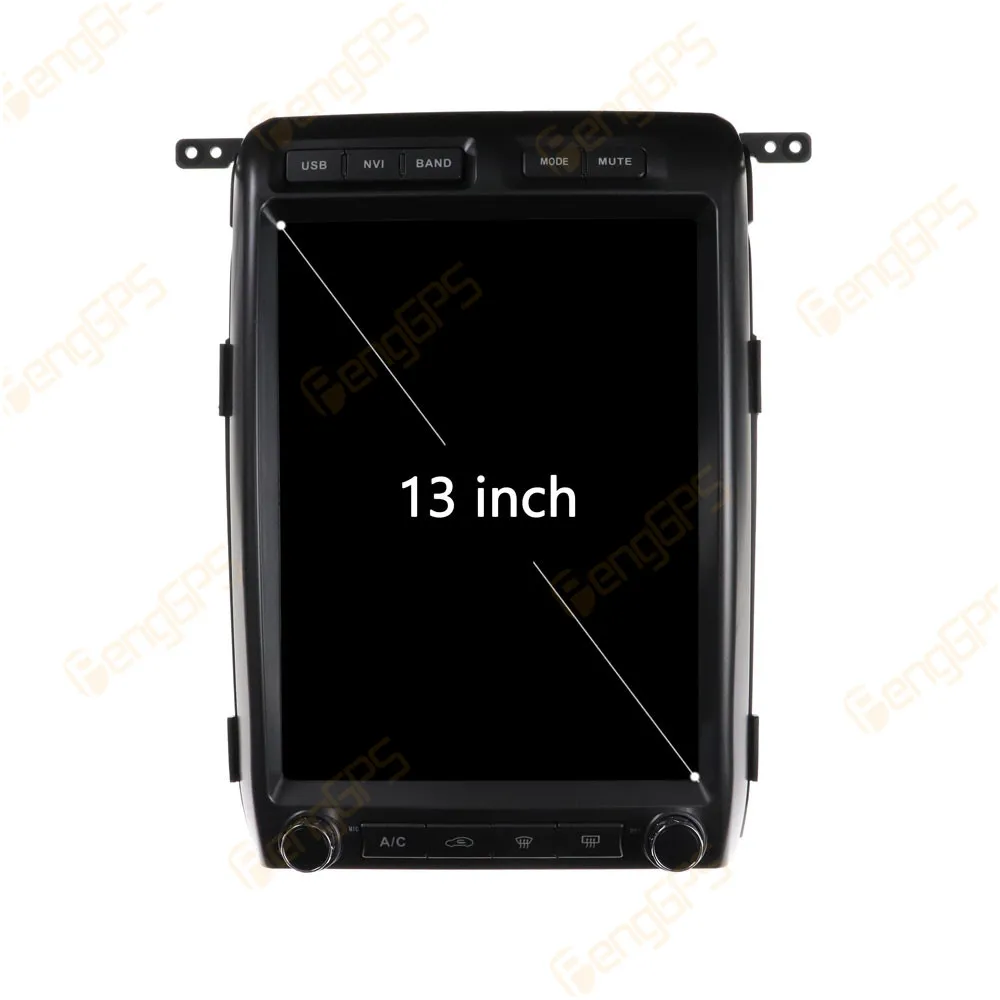 13 INCH Android 8.1 Tesla Style Car Radio Vertical Screen For FORD F150 2009 2010 2011 GPS Navigation Recorder Multimedia