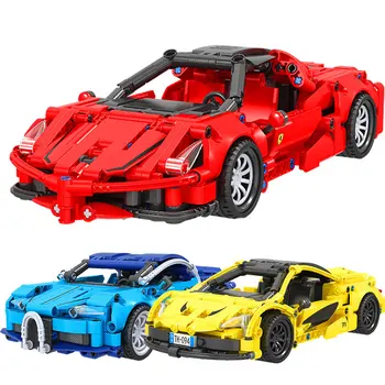 

Winner 378PCS 7093 7094 7095 technic series assembled building blocks 1:18 pull back sports car model toys for Children