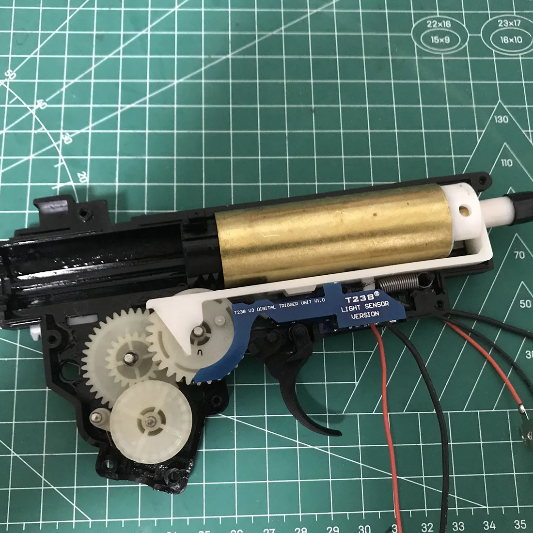 Programável da Unidade de Controle de Fogo Elétrica de Mosfet T238 para a Caixa de Engrenagens Módulo 11ak 11 Xwe G36 - jm 7 Módulo programável da unidade de controle de