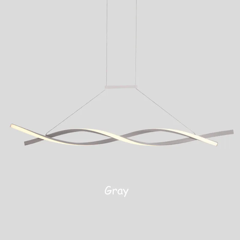 Gray Modern Led Lights Chandeliers - Ceiling Light Fixtures 