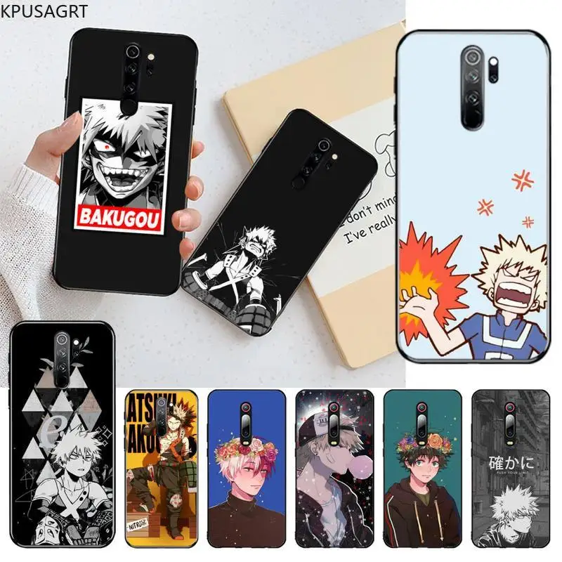 KPUSAGRT аниме Katsuki Bakugou чехол для телефона Redmi Note 9 8 8T 8A 7 6 6A Go Pro Max K20 4X|Бамперы| |