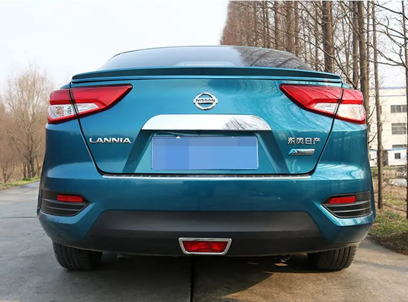 Для Nissan Bluebird Lannia автомобильный Стайлинг ABS пластик внешний Неокрашенный праймер задний багажник спойлер украшение