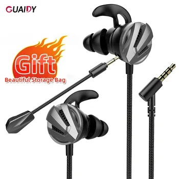 

3.5mm Wired Headsets Music Earphone In Ear Sports Game HD Stereo Microphone Earbuds For Samsung Galaxy S10 Xiaomi Universal