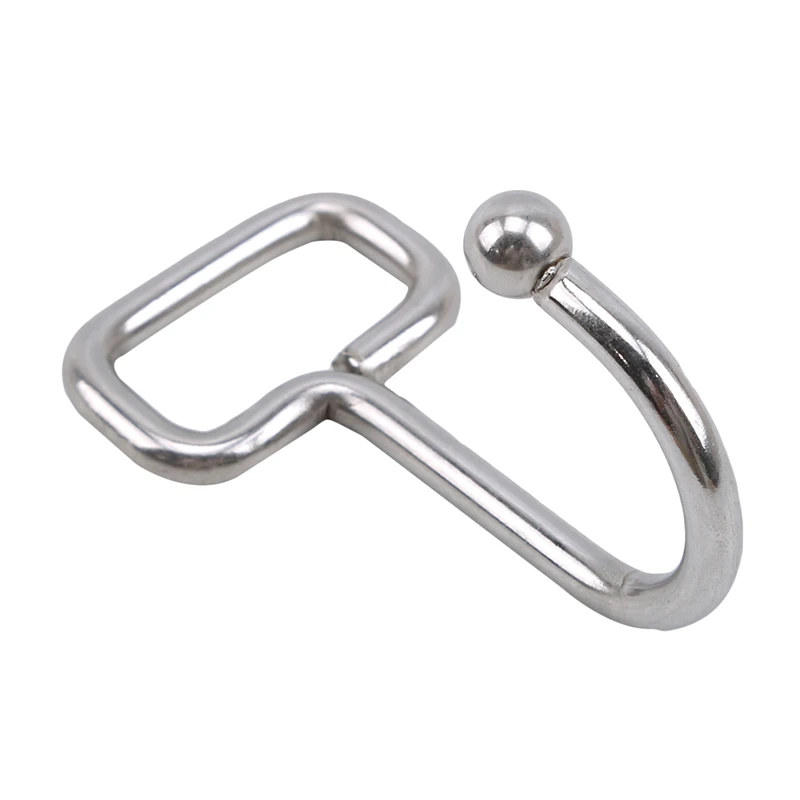 Stainless Steel Seamless Punch Free Bathroom Hook Towel Clothes Hat Key Strong Adhesive Wall Hook - Цвет: 014