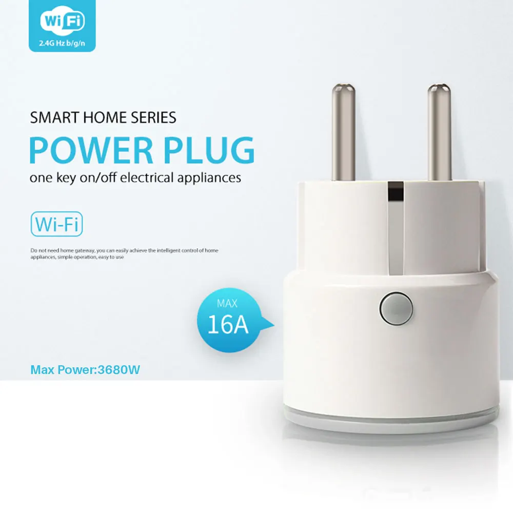 Wireless Z-wave Smart Home EU 13A Power Monitor Timing Function 868mhz  Remote EU US AU Smart Plug Socket