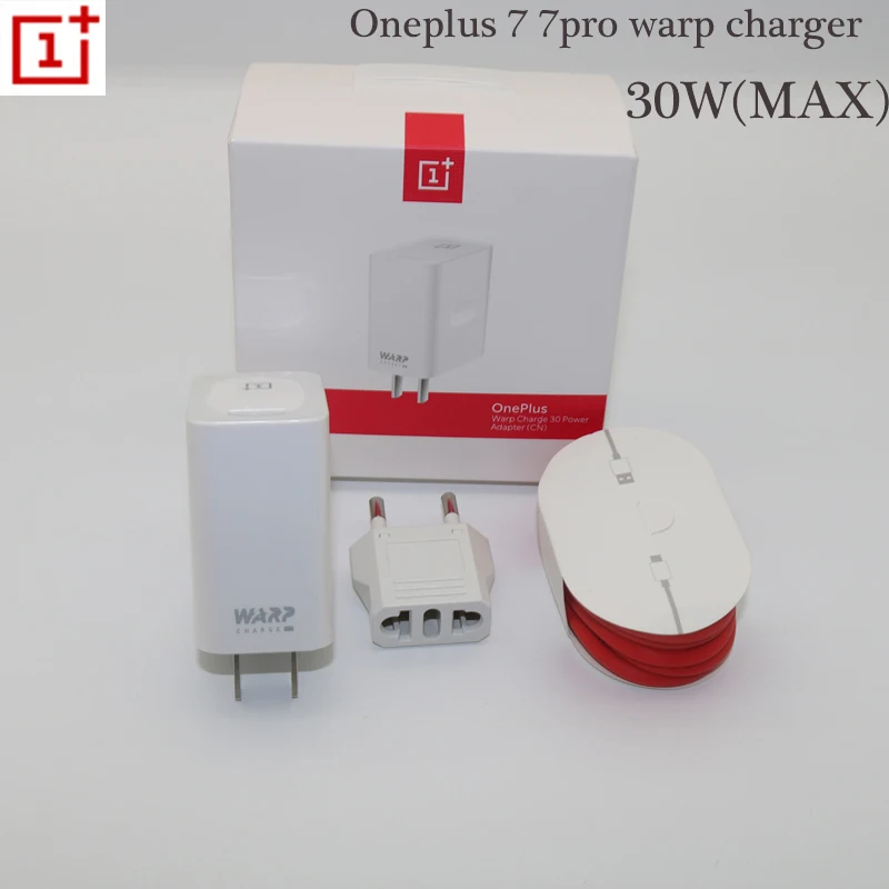 Оригинальное зарядное устройство OnePlus 7 pro с деформацией 30 мощностей Вт