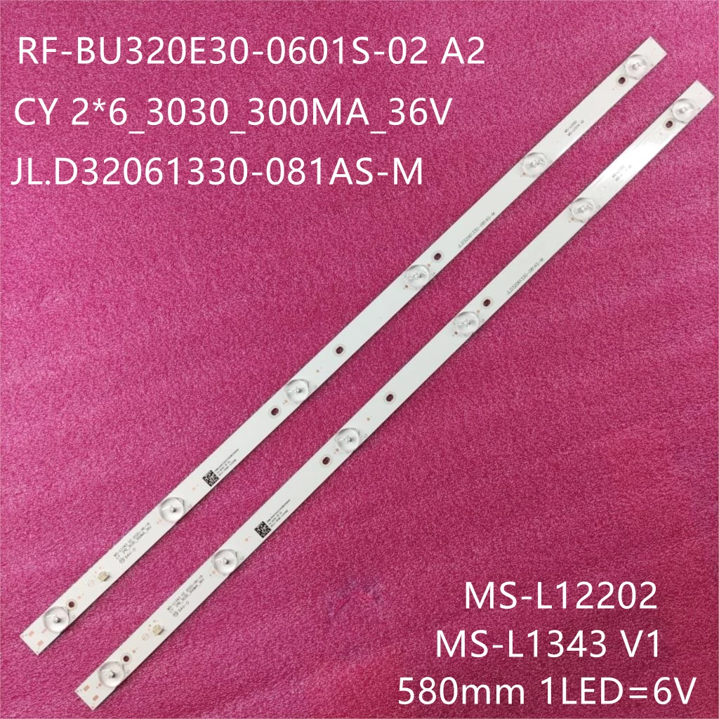 Strisce Led Retroilluminazione Tv Per Prestigio Bars Bars Led Bar Ms-L1343 V2 Bande Righelli Jl.D32061330-081As