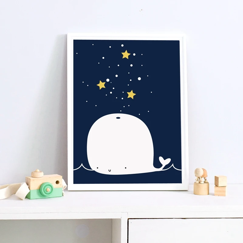 Space Canvas Nursery Prints