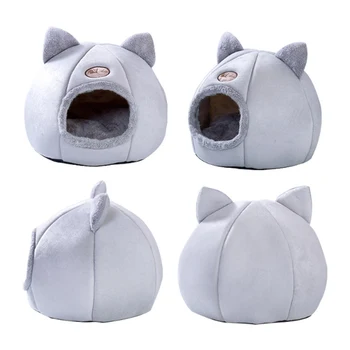 

Winter Kennel Puppy Mat Pet Bed Warm Pet Cat Bed Cushion House For Small Medium Large s Cats Size M/L