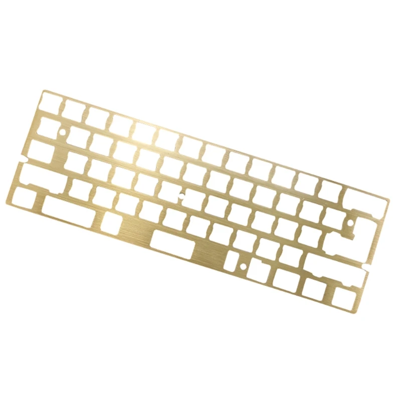 

Mechanical Keyboard CNC 60% Brass Drawing Concurrence Positioning Plate for GH60
