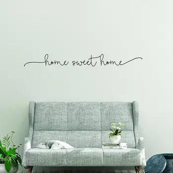 

Letter Sweet Home Wall Art Decal Sticker Removable Living Room Home Decoration Домашний декор