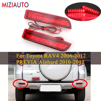 

1 Pair Led Rear Bumper Reflector light For Toyota RAV4 2006-2012 PREVIA Alphard 2010-2012 Tail Stop Signal Brake Lamp Fog lights