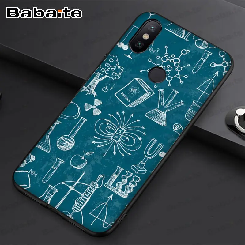 Красочный милый чехол для телефона с биологией и химией для redmi 5plus 5A note7 6pro 4 note5A 7 note6pro coque