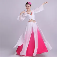 Новая популярная женская одежда для национального танца для выступлений, хор, сценическое христианское платье с полной юбкой, открытые танцевальные костюмы
