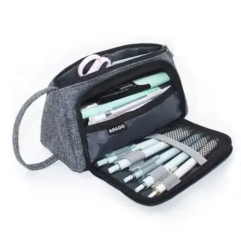 

2020 new high-end cloth art pen bag large capacity storage box school school supplies student stationery gifts