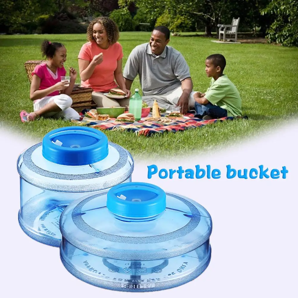 

Car Portable Bucket Tea Set Storage Bucket Food Grade PC Outdoor Camping Self-driving Tour Household Plastic Storage Bucket
