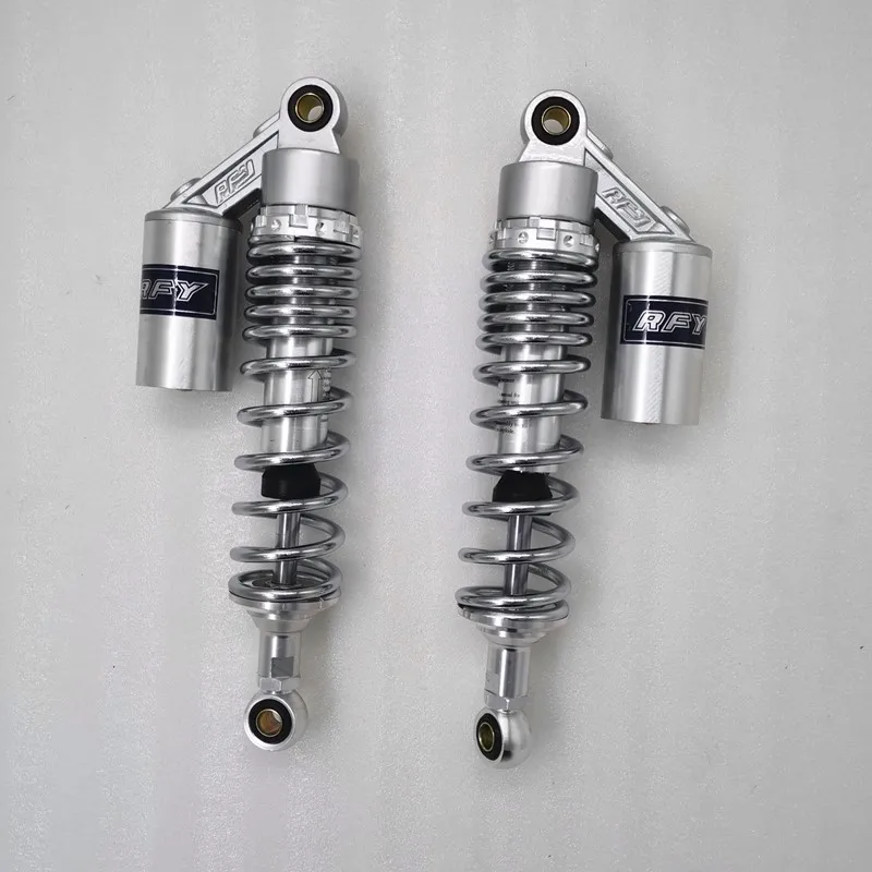 8mm spring 340mm/350mm/360mm motorcycle shock absorbers for YAMAHA VMAX  V-MAX1200 Suzuki  Honda Kawasaki chrome black