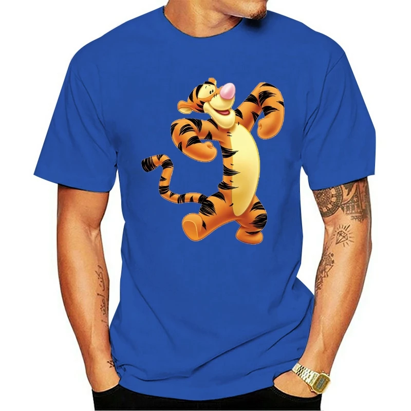 

T SHIRT Printed Men T SHIRT Cotton Short Sleeve Tigger 2 Women