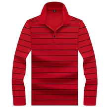 Высококачественная 3D вышитая рубашка поло мужская хлопок полосатая рубашка поло Новое поступление мужские повседневные деловые поло 8906