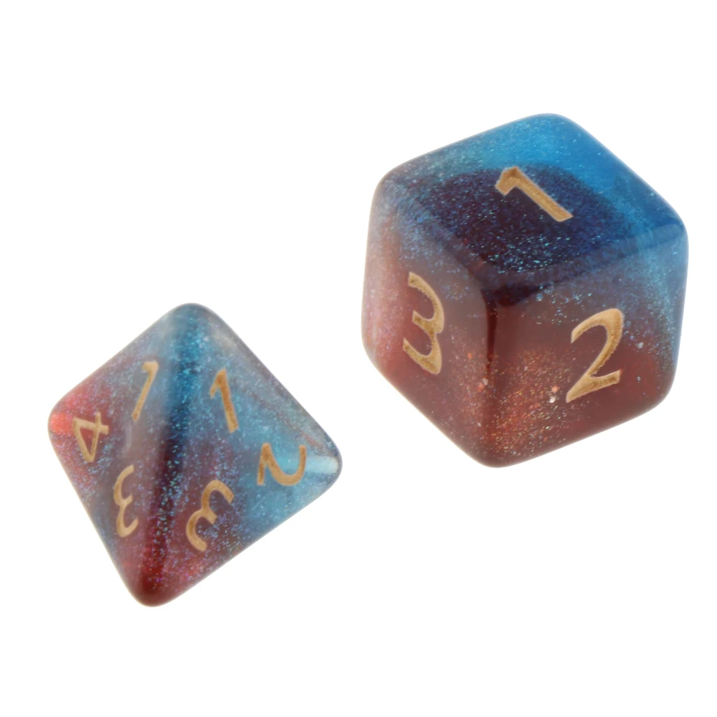 7Pc Multi-sided Dices Set D4-D20 MTG DND RPG Board Game Dice for D&D Roleplaying Party Casino Table Game Toy