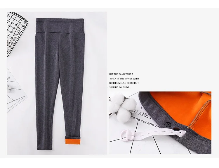 Explosion models maternity clothes autumn and winter plus pregnant thickening stomach lift comfortable leggings pregnant trouser