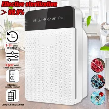 

220V Sterilizer Air Purifier Fresh Air Negative Ion Anion Smoke Dust Home Office Room PM2.5 Purify Cleaner Oxygen Bar Lonizer