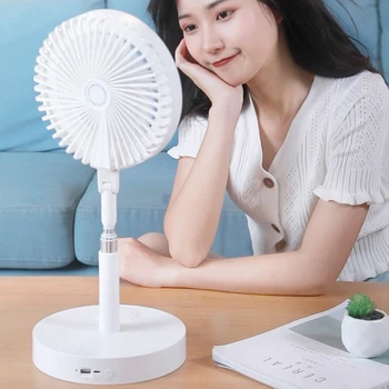 

Mini home decoration meeting with LED lights for live broadcast USB fan foldable