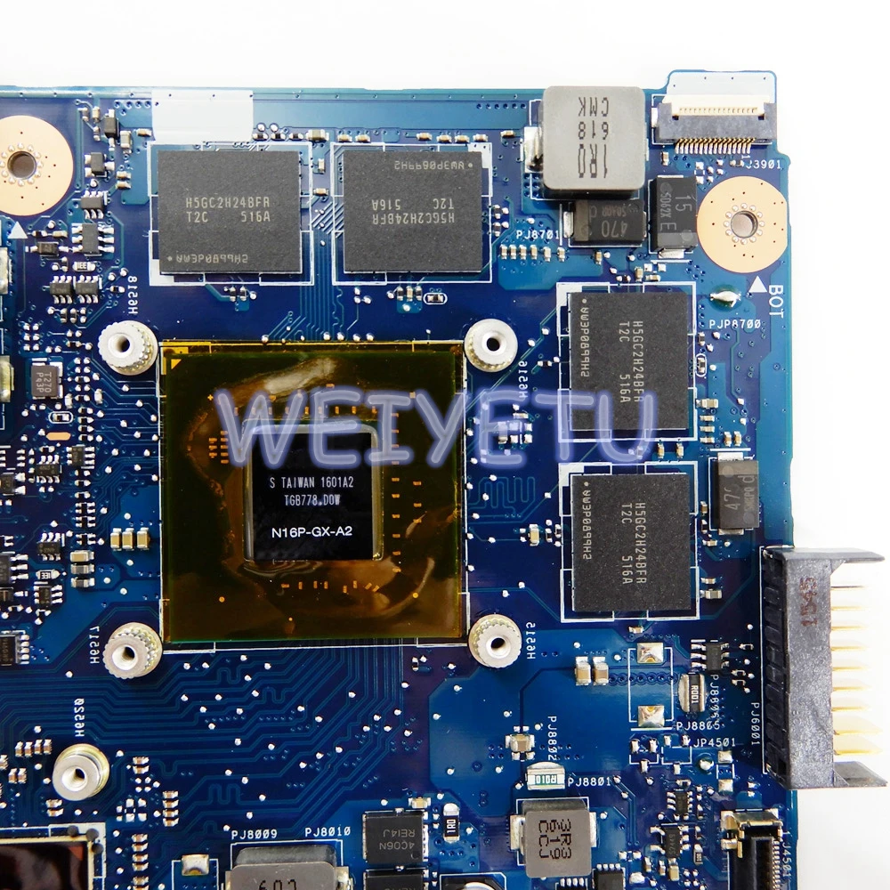 Finest  N551JW/N551JM Motherboard i7-4720CPU GTX960M For ASUS G551JW N551JW G551J N551J Laptop Motherboard 