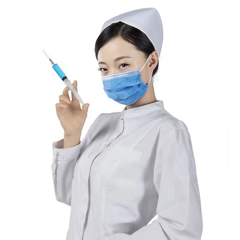 

Bulk Anti Dust Protection Disposable Nonwoven Non Woven Hospital Surgery Anti-Flu Face Mouth Mask for Virus Protection