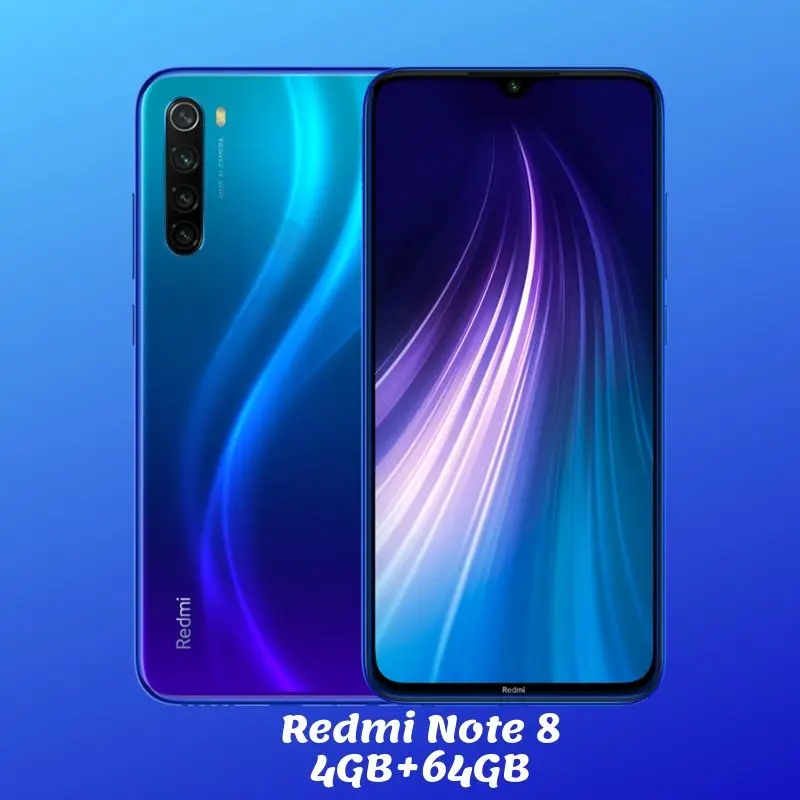 Blue Note 8 Redmi Note 8 Xiaomi глобальная версия 4 Гб 64 Гб Смартфон 48MP камеры Snapdragon 665 6,3 FHD 4000 мАч 4K видео глаз экран - Цвет: Blue Note 8