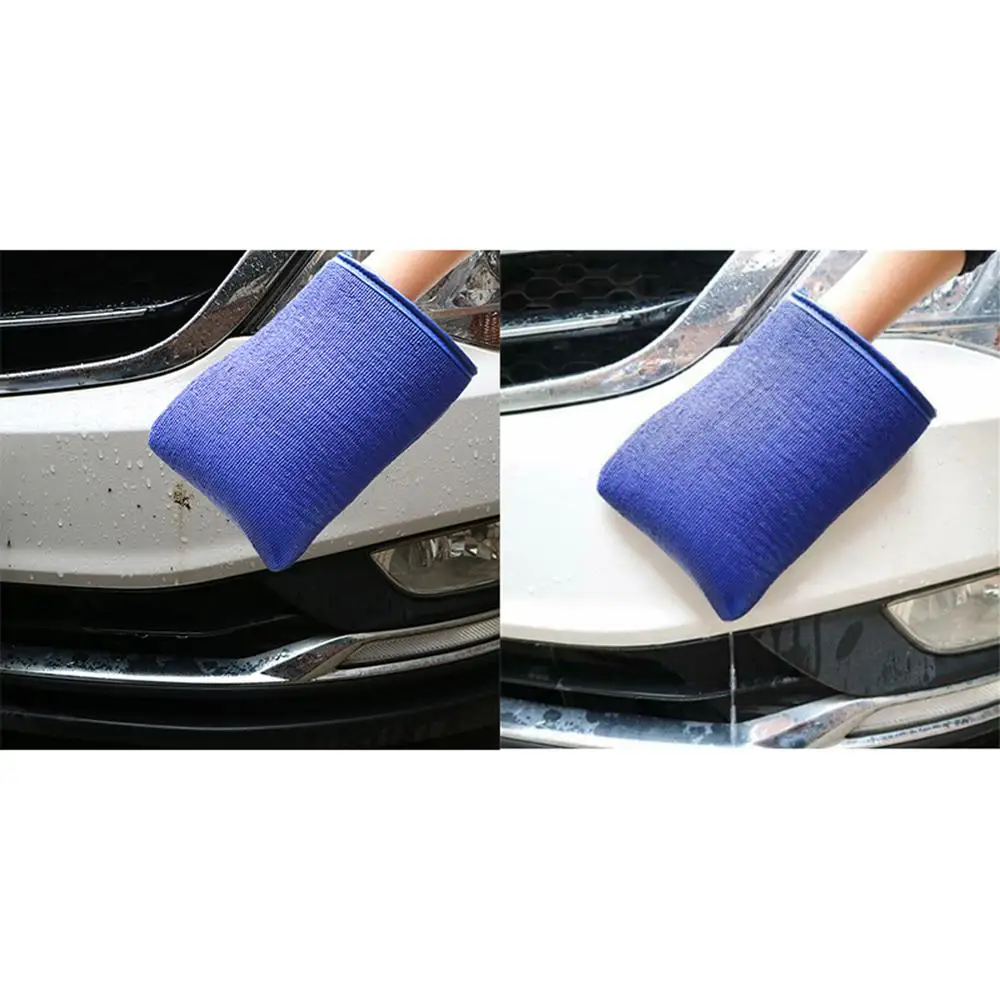 Car Grinding Mud Gloves Cleaning Decontamination Car Wash Gloves Grinding Buffing Cleaning Bar Pads Tool