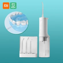 Xiaomi mijia irrigador oral portátil água dentes flosser jato de água limpeza dente palito bocal dentadura dentes mais limpos