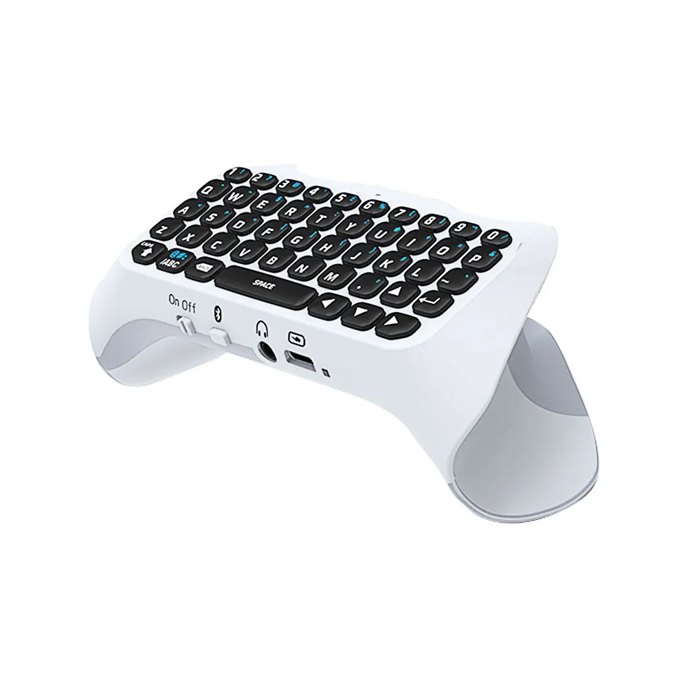 3.5mm Wireless Bluetooth Gamepad Keyboard Controller Chat Pad For SONY PS5 Dual Sence Joystick Built in Speaker Gamepad Keyboard