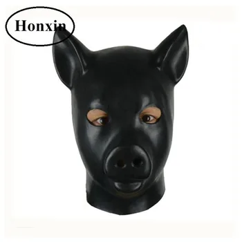 

2020 Hot pig year mascot pig mask latex full head animal mask