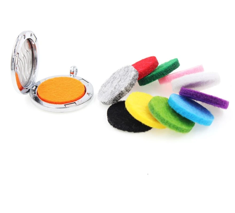 YUYTE 20pcs Aromatherapy Essential Oil Diffuser Refill Pads - 0.8 Inch Felt Pads For Necklace, Bracelet & Pendant Diffusers - View #8