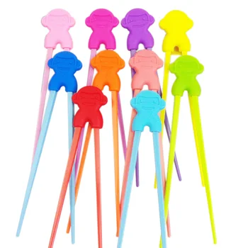 

1 Pair Chopsticks For Sushi Baby Kids Cartoon Food Sticks Easy Use Fun Learning Training Helper Dishes Dinner Game Kitchen Tools