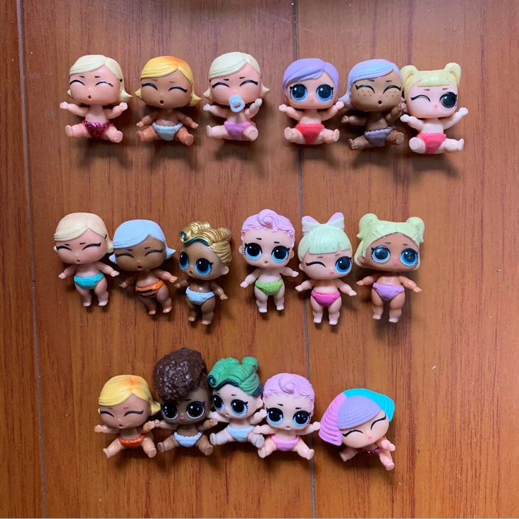 LOL Surprise-muñecas de 4cm para bebés, juguetes de modelos de colección para chico, 5 uds.