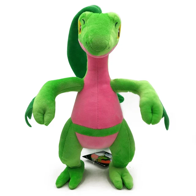 33cm Large Size Grovyle Soft Stuffed Plush Doll Toy Cute Cartoon Animal Peluche Doll For Children Christmas Gift
