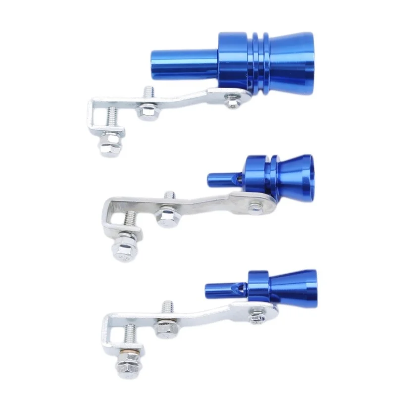 Car Exhaust Fake Turbo Whistle Pipe Sound Muffler Auto Blow Off Valve Universal Simulator Whistler Imitation Sounders car turbo whistle