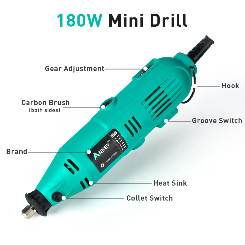 Mini Dremel Tungfull Mini Electric Drill Wood Working Tools